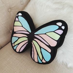 Cute Y2K Butterfly Throw Pillow